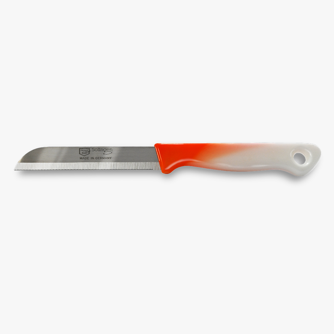 Solingen Obstmesser orange weiß