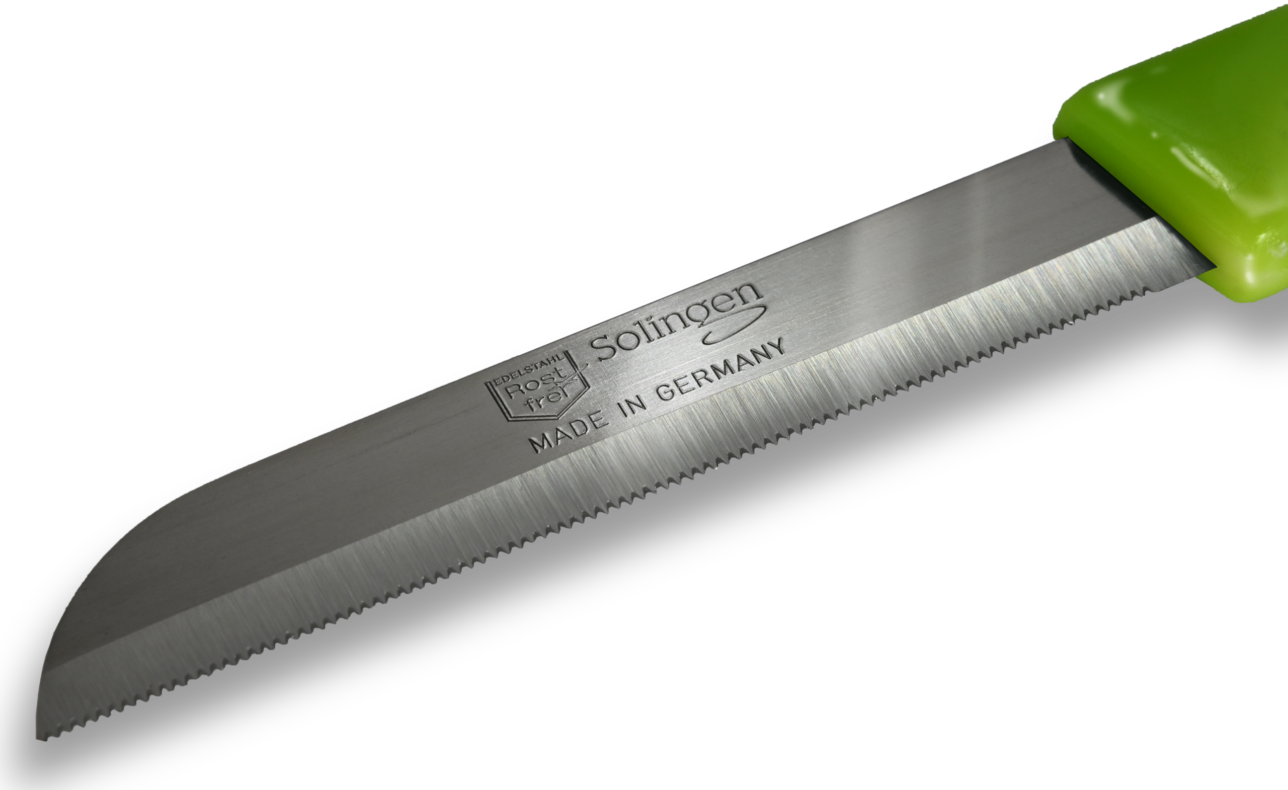 Solingen Obstmesser hellgrün weiß - Görsel 2