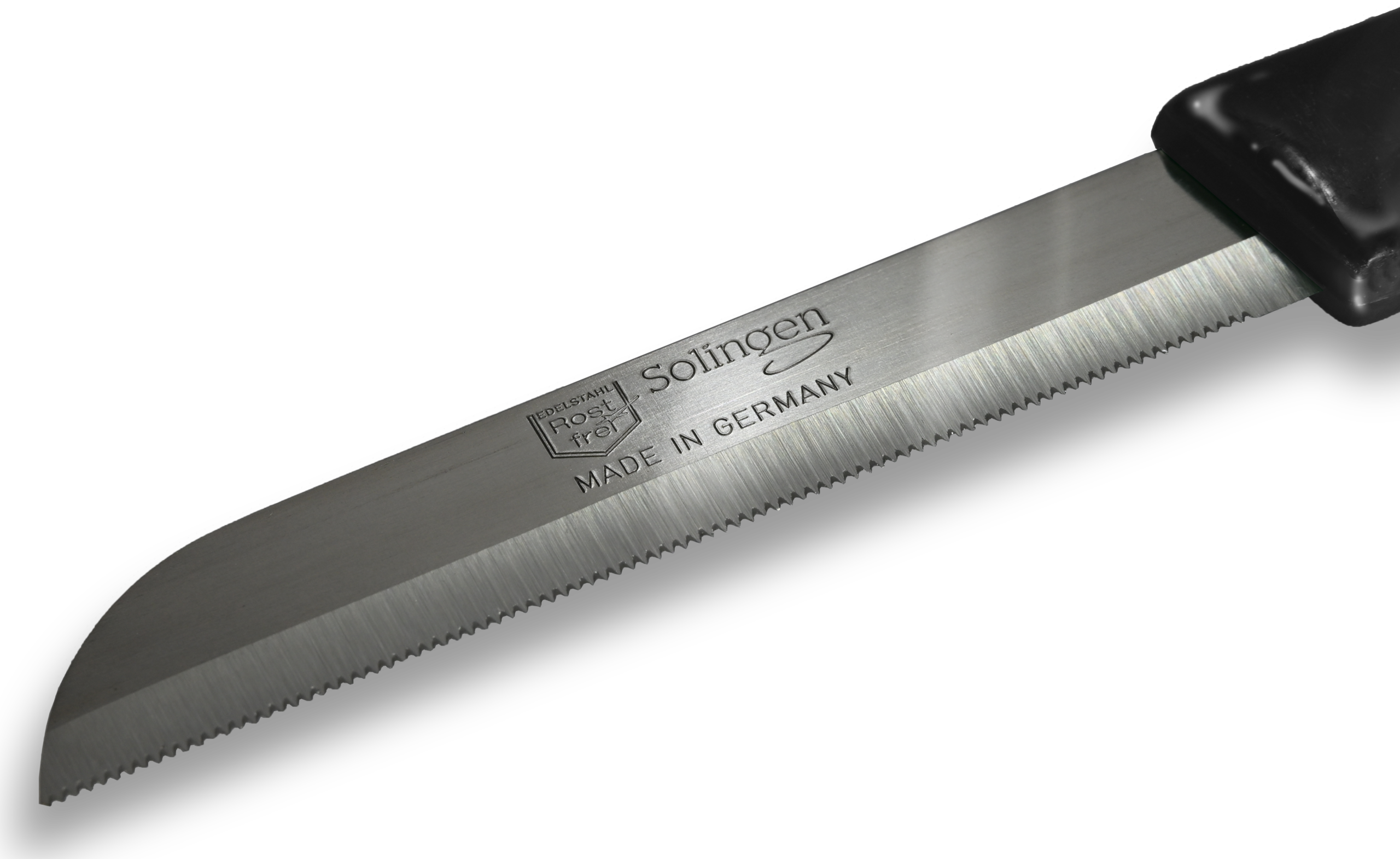 Solingen Obstmesser schwarz weiß - Görsel 2